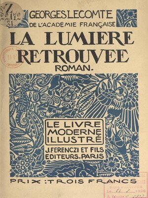 cover image of La lumière retrouvée